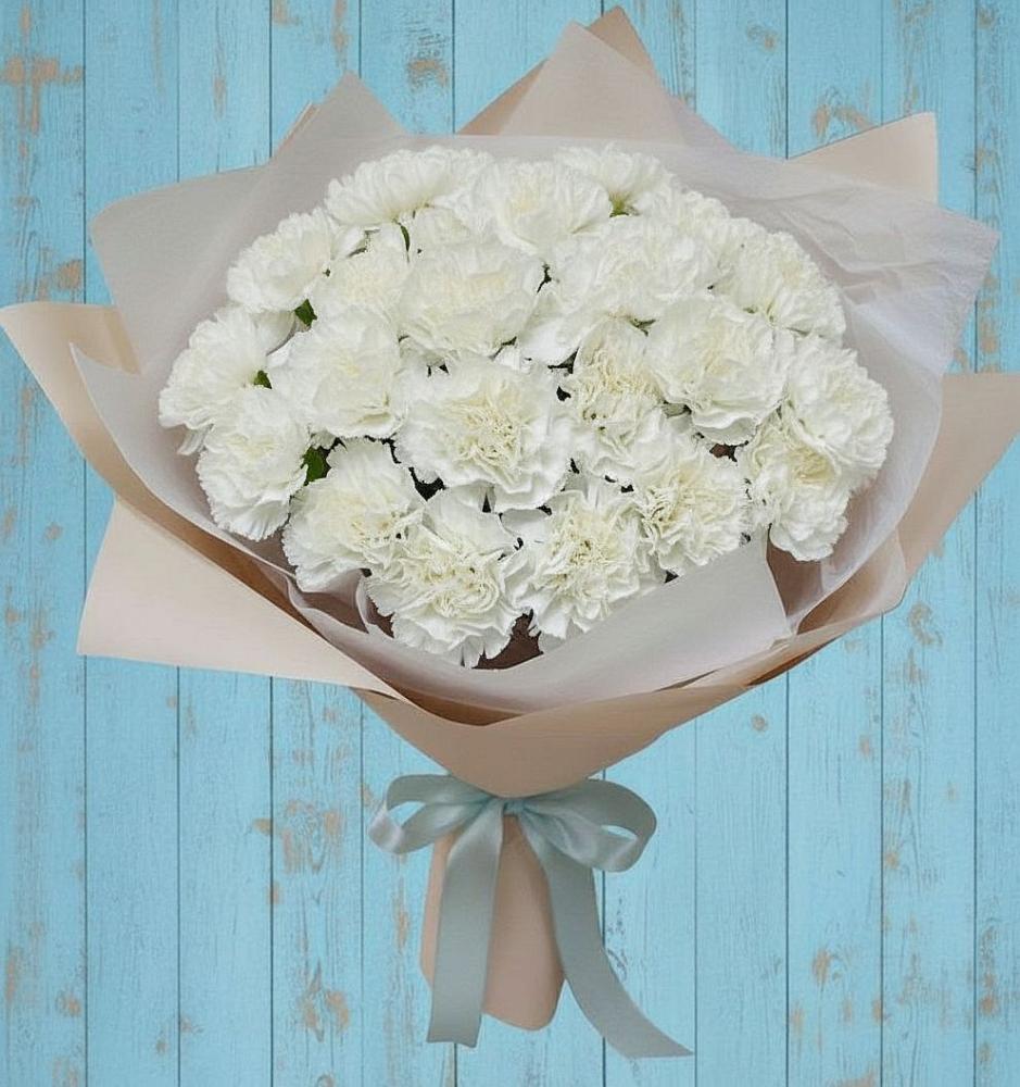 Букет цветов из: Гвоздики в Нарьян-Маре