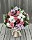 Букет цветов из: Альстромерии, Гвоздики, Розы и Хризантемы в Нарьян-Маре