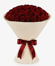 Букет 101 Бордовая роза Блэк Бакарра в Нарьян-Маре