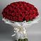 Букет 101 Красная роза Блэк Мэджик в Нарьян-Маре