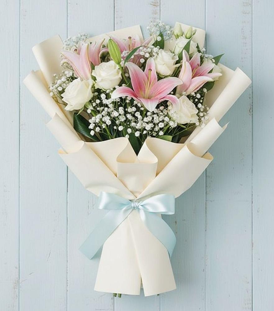 Букет цветов из: Лилии в Нарьян-Маре