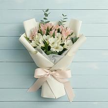 Букет цветов из:  Альстромерии в Нарьян-Маре