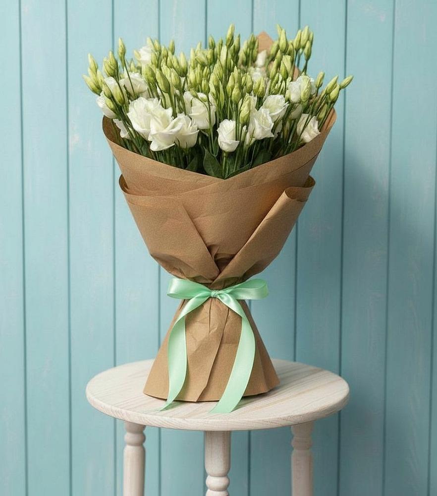 Букет цветов из: Лизиантусы в Нарьян-Маре