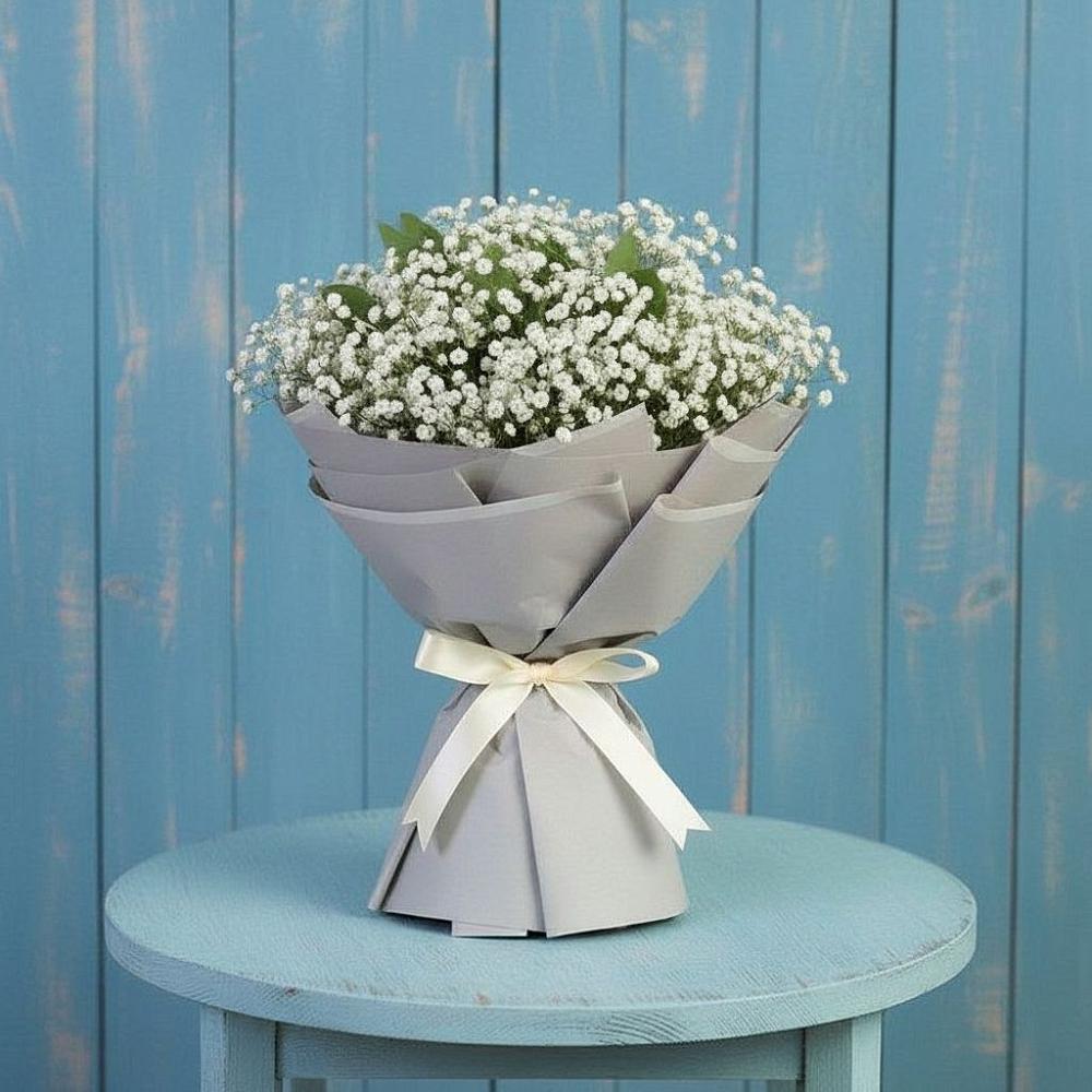 Букет цветов из: Гипсофила в Нарьян-Маре