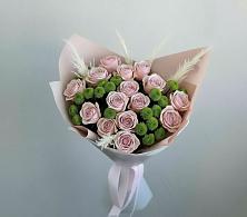 Букет цветов из:  Розы и Хризантемы в Нарьян-Маре