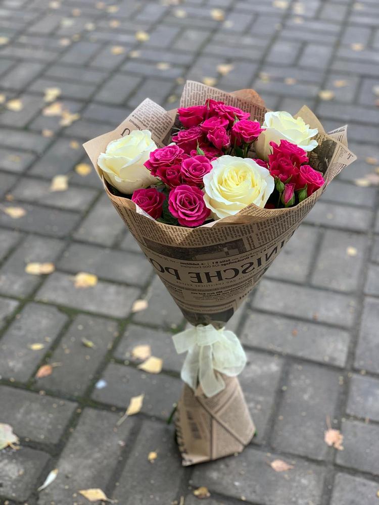 Букет цветов из: Розы в Нарьян-Маре