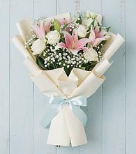 Букет цветов из:  Лилии в Нарьян-Маре