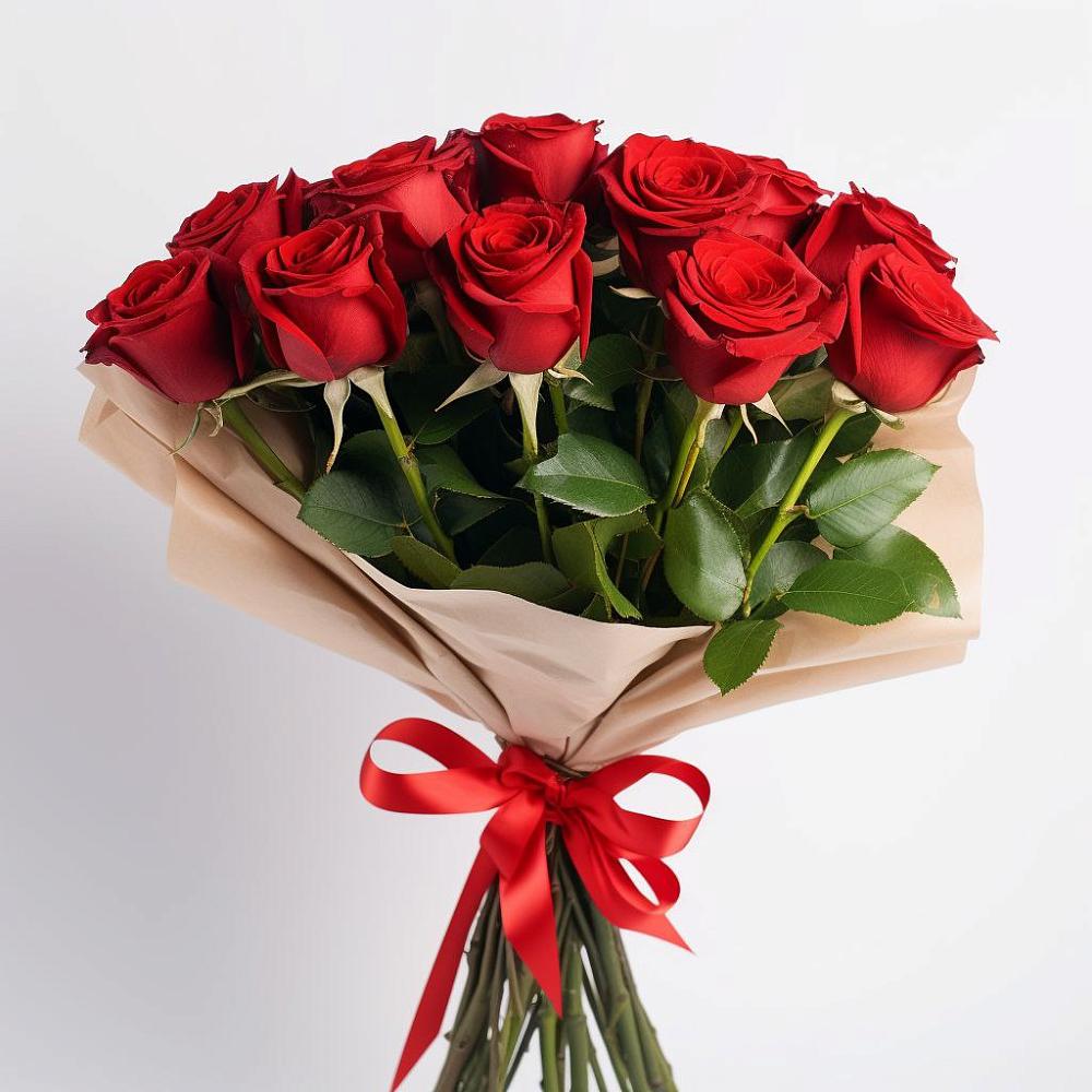 Букет 11 Красных роз Эдлесс Лав в Нарьян-Маре