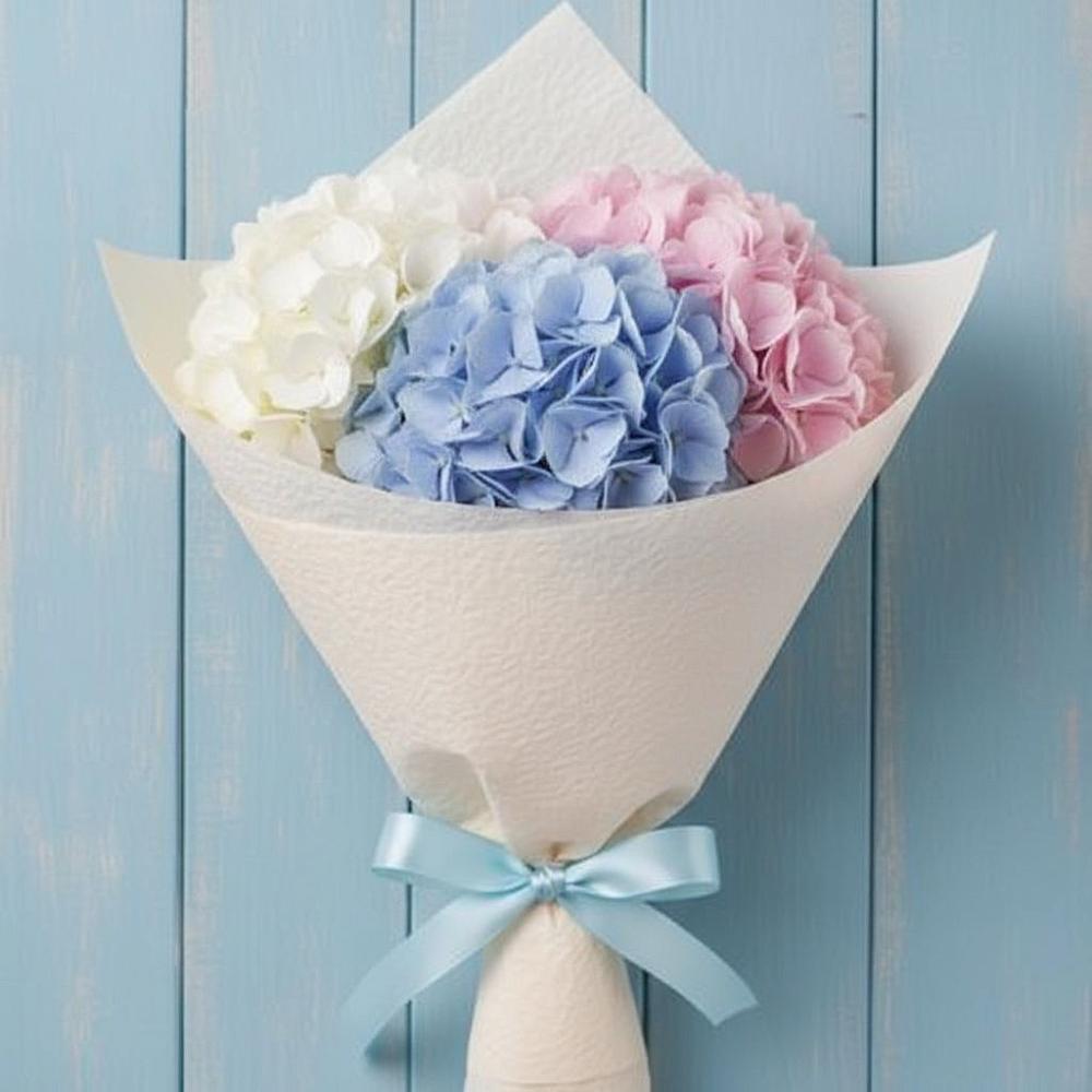 Букет цветов из: Гортензия в Нарьян-Маре